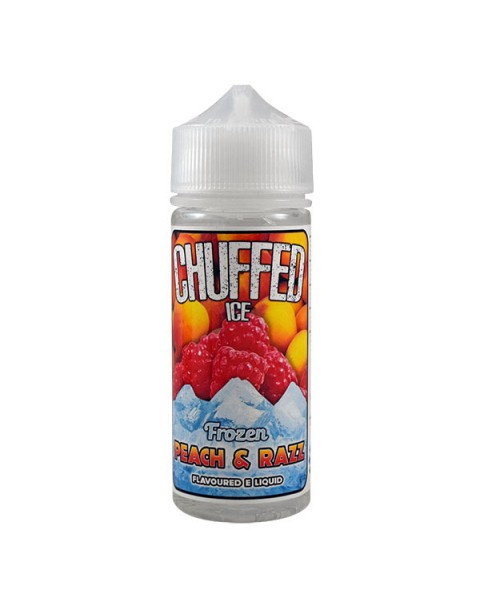 Chuffed Ice: Frozen Peach & Razz 0mg 100ml Short Fill E-Liquid