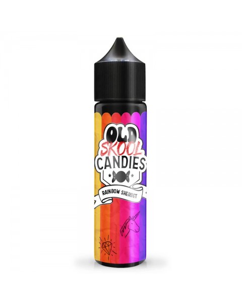 Old Skool Candies: Rainbow Sherbet 0mg 50ml Short Fill E-Liquid