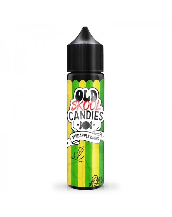 Old Skool Candies:  Pineapple Kubes 0mg 50ml Short...