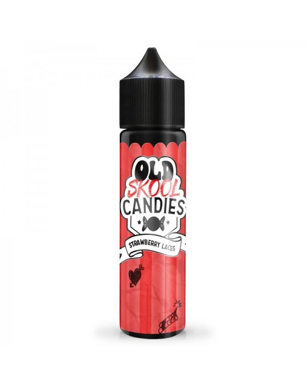 Old Skool Candies: Strawberry Laces 0mg 50ml Short...