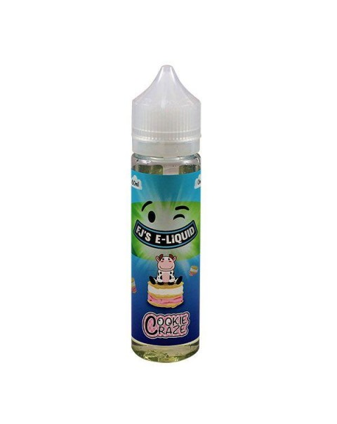 Fj's E-liquid Cookie Craze E-Liquid 50ml Short Fill