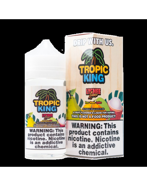 Drip More Tropic King: Lychee Luau E-Liquid 100ml ...