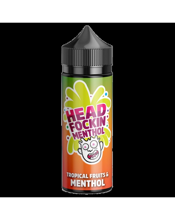 Head Focking Menthol: Tropical Fruits 0mg 100ml Sh...