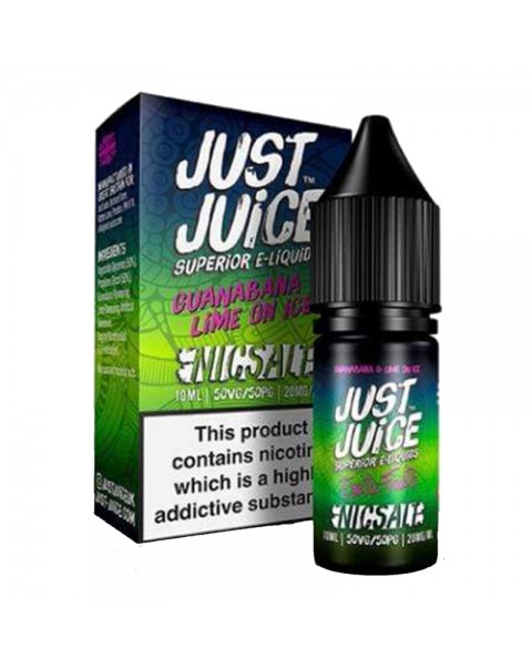 Just Juice Exotic Fruits: Guanabana & Lime on Ice Nic Salt 10ml