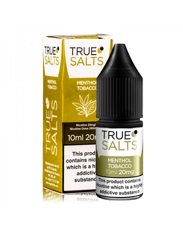 True Salts Menthol Tobacco 10ml Nic Salt