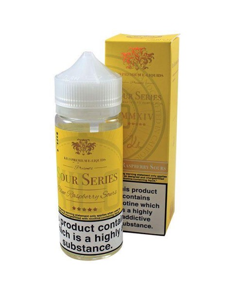 Kilo Sour Series E-Liquid - Blue Raspberry Ice 0mg Short Fill - 100ml