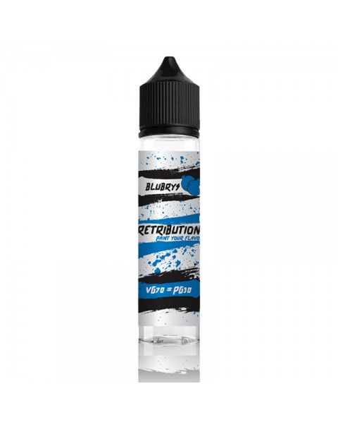 Retribution Blubrys 0mg 50ml Short Fill E-Liquid