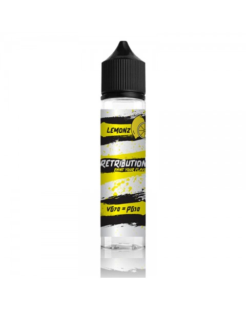 Retribution Lemon 0mg 50ml Short Fill E-Liquid