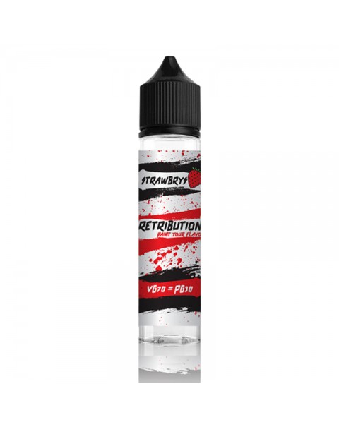 Retribution Strawbrys 0mg 50ml Short Fill E-Liquid