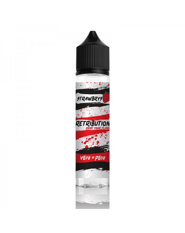 Retribution Strawbrys 0mg 50ml Short Fill E-Liquid