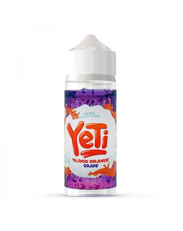 Yeti Ice Cold Blood Orange Grape 0mg 100ml Short F...