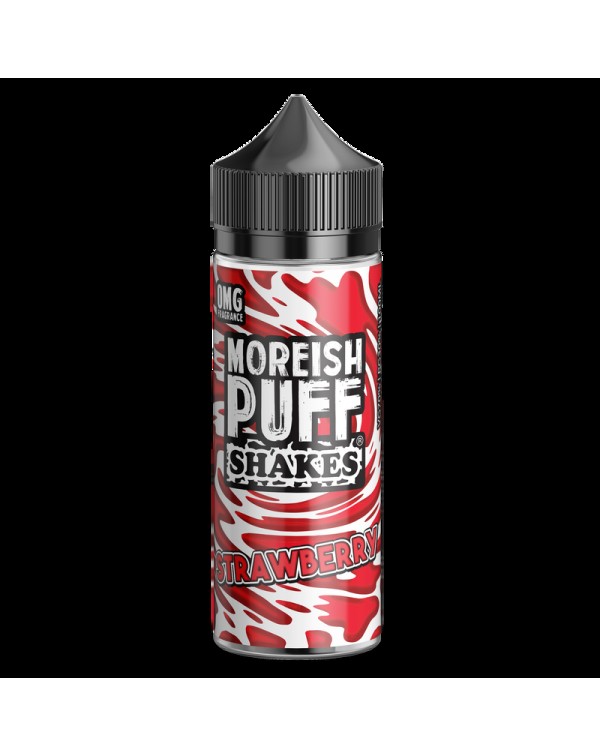 Moreish Puff Shakes Strawberry 0mg 100ml Short Fil...