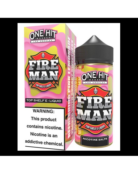 ONE HIT WONDER The Fire Man E-Liquid 100ml Short Fill