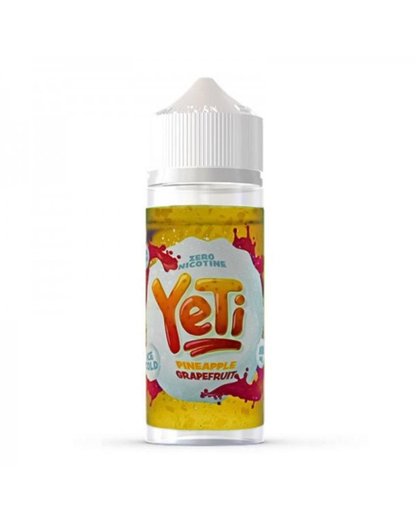 Yeti Ice Cold Pineapple Grapefruit 0mg 100ml Short...