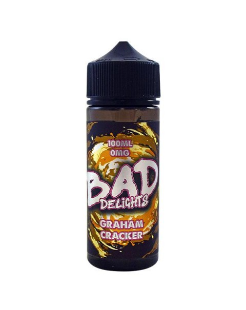 Bad Juice Delights Graham Cracker 0mg 100ml Short Fill E-Liquid