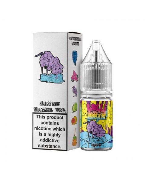 Lollidrip Grape Ice 10ml Nic Salt