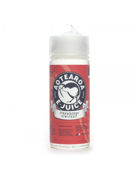 Aotearoa E-Juice Strawberry Kiwifruit 0mg 100ml Short Fill E-Liquid