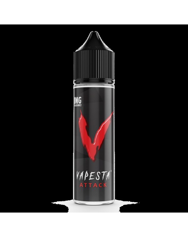 Vapesta Attack 0mg 50ml Short Fill E-Liquid