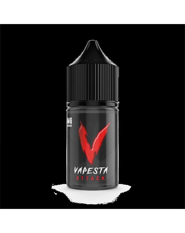 Vapesta Attack 0mg 25ml Short Fill E-Liquid