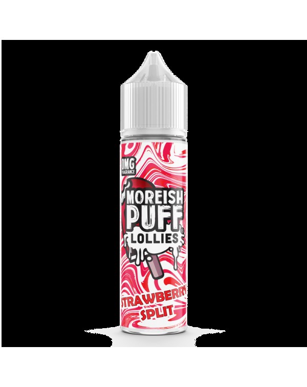Moreish Puff Lollies Strawberry Split 0mg 50ml Sho...