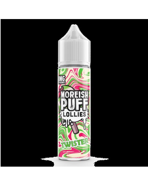 Moreish Puff Lollies Twister 0mg 50ml Short Fill E-Liquid