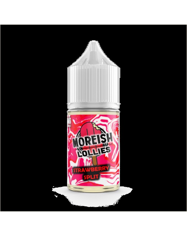 Moreish Puff Lollies Strawberry Split 0mg 25ml Sho...