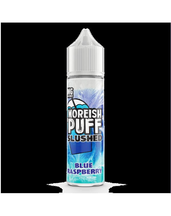 Moreish Puff Slushed Blue Raspberry 0mg 50ml Short...