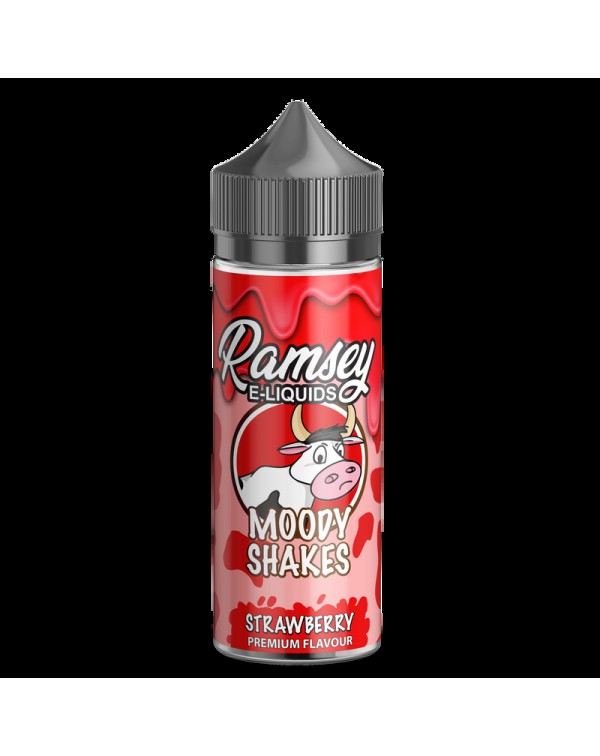 Ramsey E-Liquids Moody Shakes Strawberry 0mg 100ml...