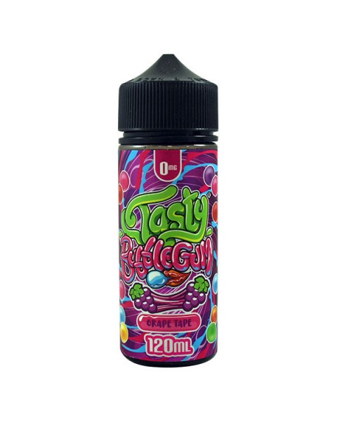 Tasty Fruity Bubblegum: Grapetape 0mg 100ml Short Fill E-Liquid