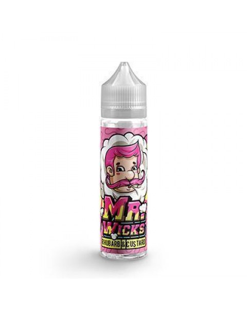 Mr Wicks Rhubarb & Custard 0mg Short Fill - 50ml