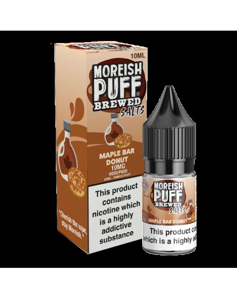 Moreish Puff Salts Maple Bar Donut 10ml Nic Salt