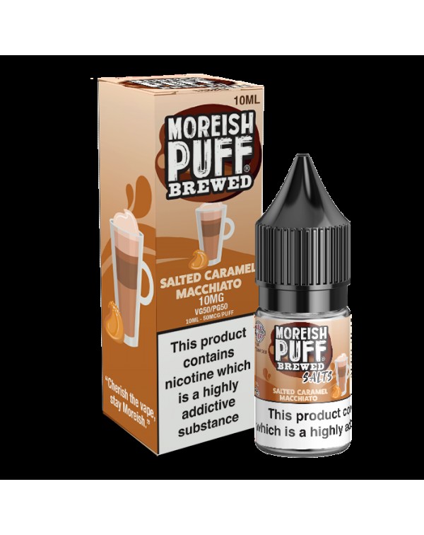 Moreish Puff Salts Salted Caramel Macchiato 10ml N...