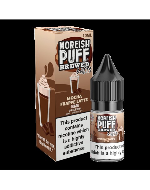 Moreish Puff Salts Mocha Frappe Latte 10ml Nic Salt