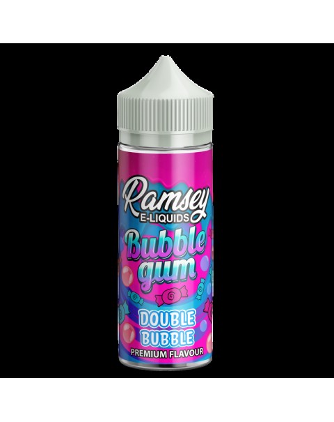 Ramsey E-Liquids Bubblegum Double Bubble 0mg 100ml Short Fill E-Liquid