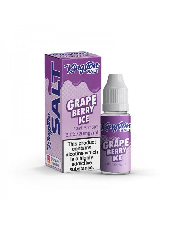 Kingston Salt: Grapeberry Ice 20mg 10ml Nic Salt