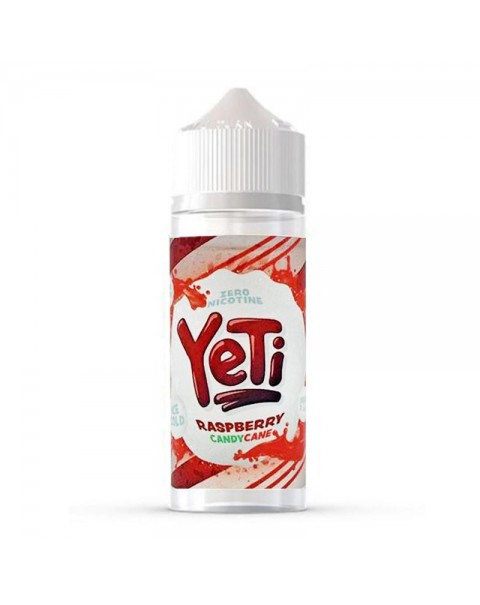 Yeti Candy Cane: Raspberry 0mg 100ml Short Fill E-Liquid