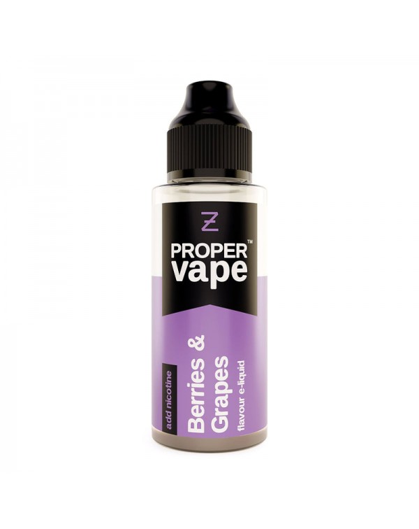 Zeus Juice Proper Vape: Berries and Grape 0mg 100m...