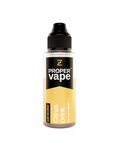 Zeus Juice Proper Vape: Citrus Drink 0mg 100ml Short Fill E-Liquid