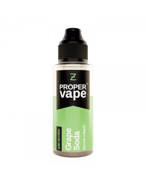 Zeus Juice Proper Vape: Grape Soda 0mg 100ml Short Fill E-Liquid