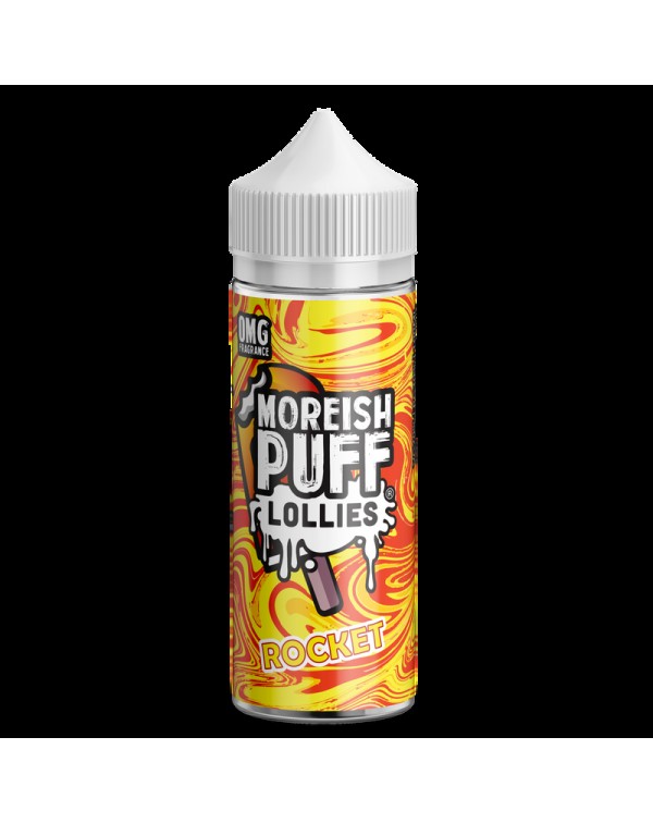 Moreish Puff Lollies Rocket 0mg 100ml Short Fill E...