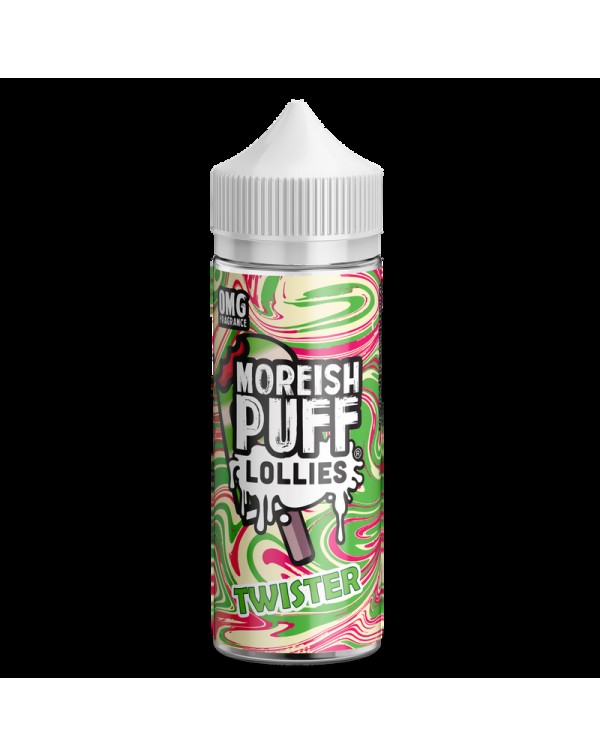 Moreish Puff Lollies Twister 0mg 100ml Short Fill ...
