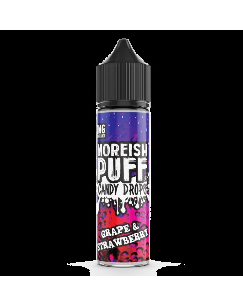 Moreish Puff Candy Drops Grape & Strawberry 0mg 50ml Short Fill E-Liquid