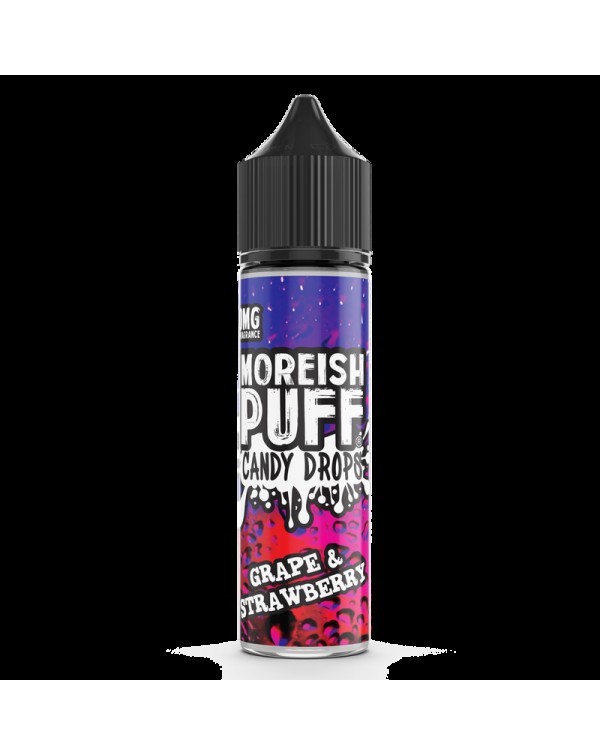 Moreish Puff Candy Drops Grape & Strawberry 0m...