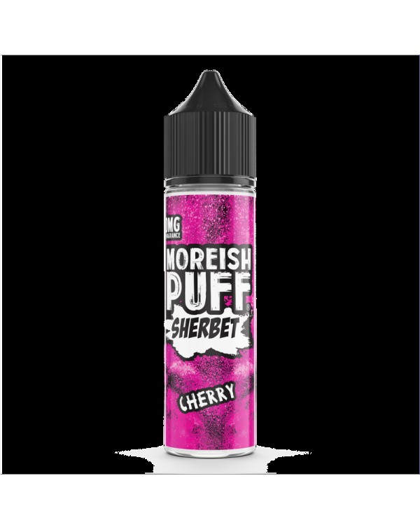 Moreish Puff Sherbet Cherry 0mg 50ml Short Fill E-...