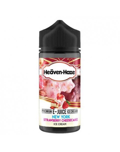 Heaven Haze New York Strawberry Cheesecake 0mg 100ml Short Fill E-Liquid