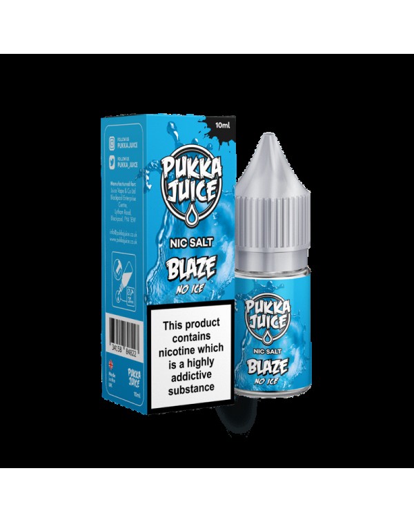 Pukka Juice Pukka Blaze No Ice 10ml Nic Salt