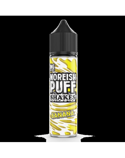 Moreish Puff Shakes Banana 0mg 50ml Short Fill E-Liquid