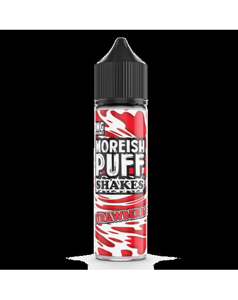 Moreish Puff Shakes Strawberry 0mg 50ml Short Fill E-Liquid