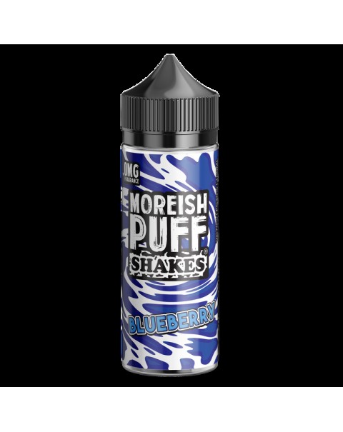 Moreish Puff Shakes Blueberry 0mg 100ml Short Fill E-Liquid