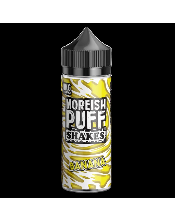 Moreish Puff Shakes Banana 0mg 100ml Short Fill E-...